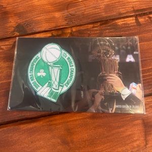 Boston Celtics limited edition patch celebrating the 2008 NBA title. Patch 3/5